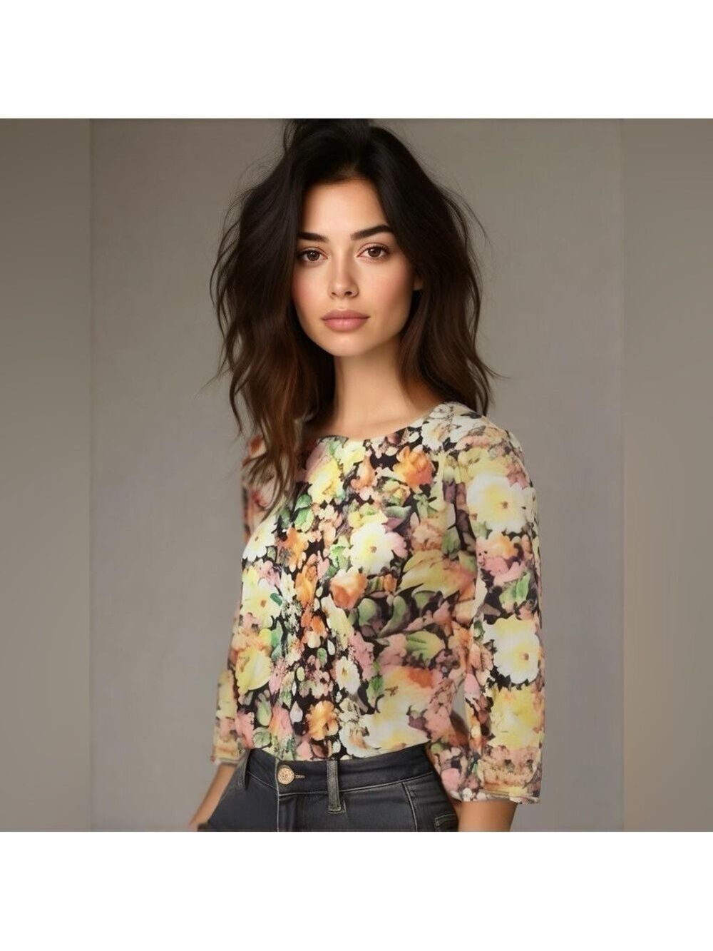 LUSH 𝅺Brand Floral Top